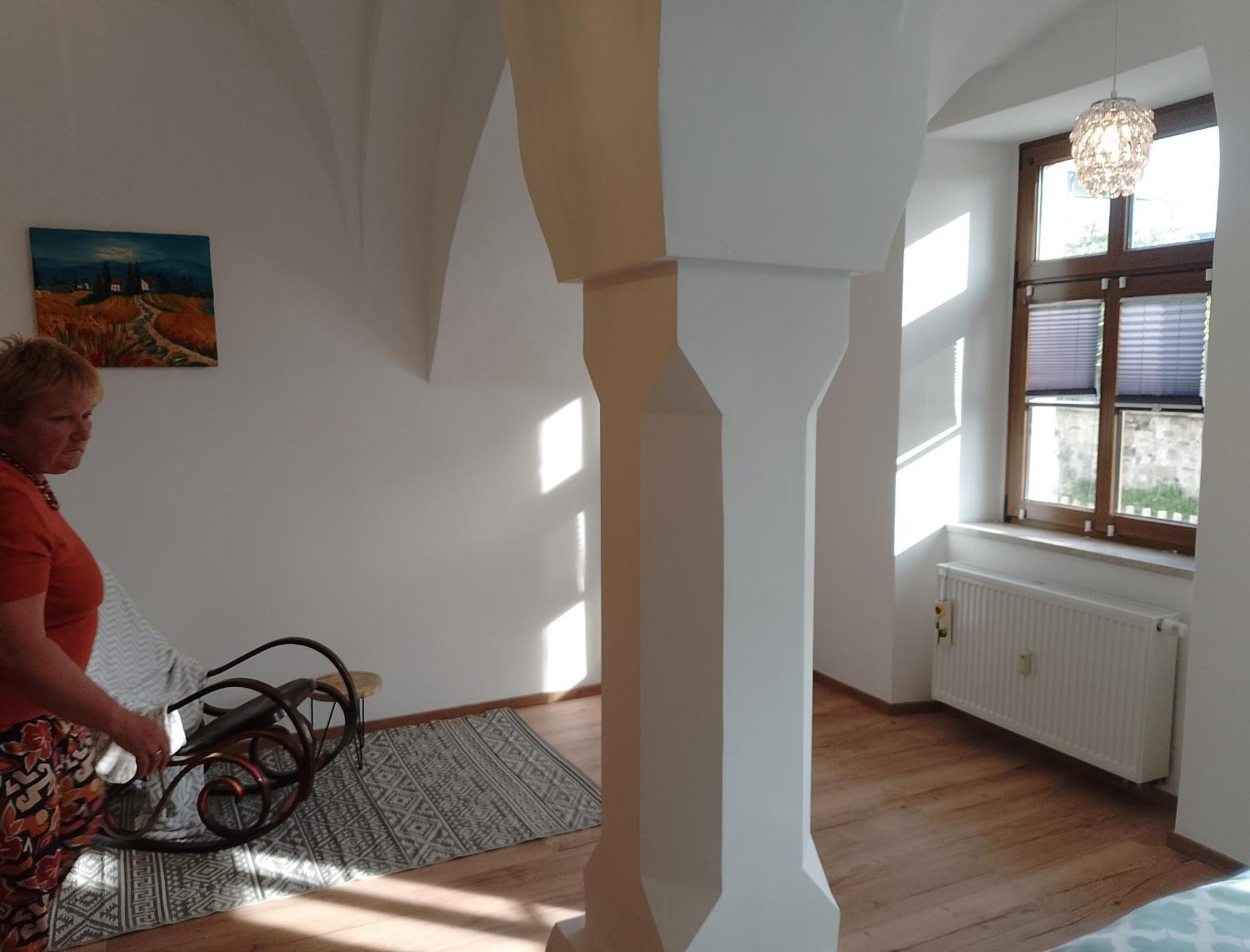 Ferienwohnung Im Rittergut Plohn 300 Meter Zum Freizeitpark Lengenfeld  ภายนอก รูปภาพ